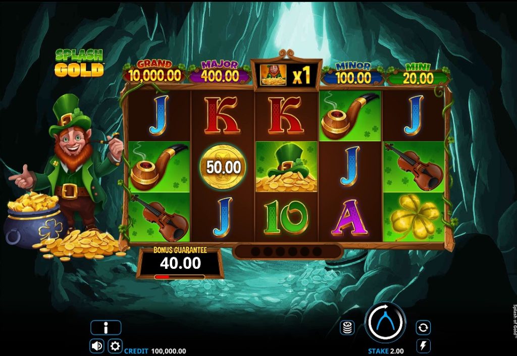 Splash of Gold by Wishbone slot gameplay