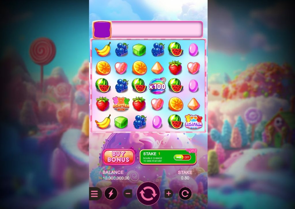 Sweet Bombs by Funky Games slot gameplay