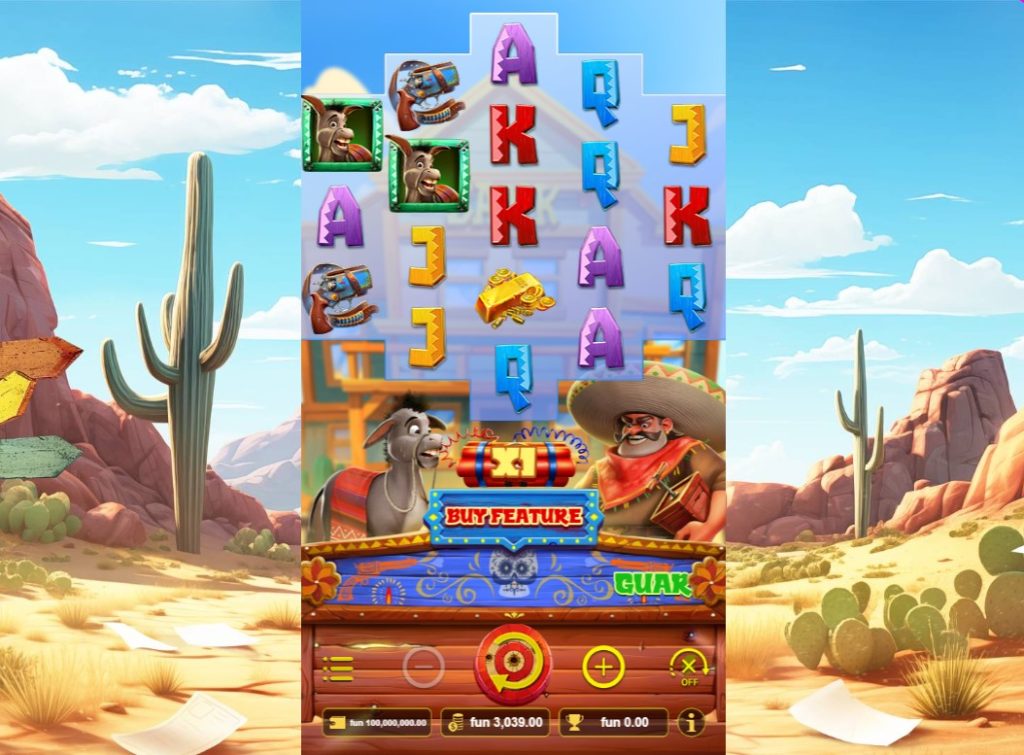 TNT Fiesta by Naga Games slot gameplay screen