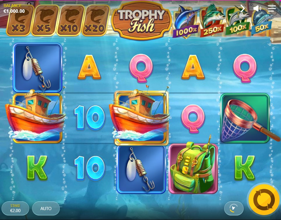 Trophy Fish by Red TIger Gaming slot gameplay