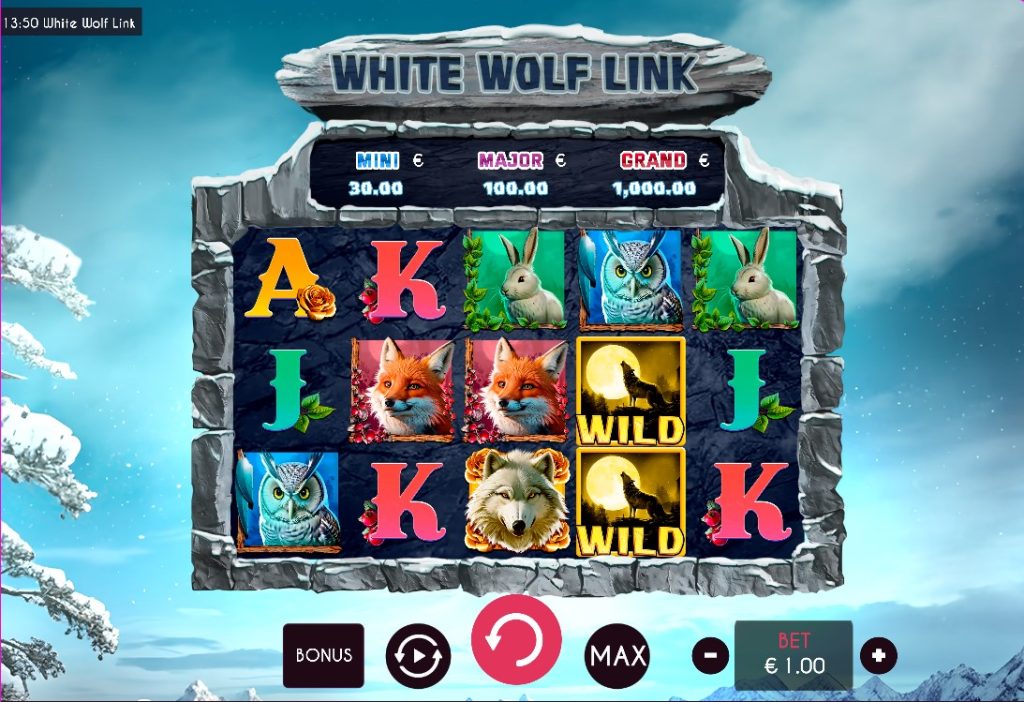 White Wolf Link by Triple Cherry slot logo