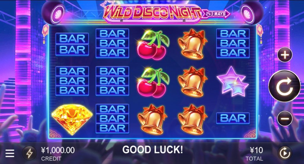 Wild Disco Night by CQ9 Gaming slot gameplay screen