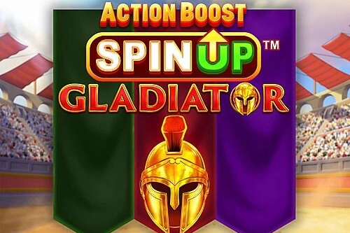 Action Boost SpinUP Gladiator by SpinPlay Games slot logo