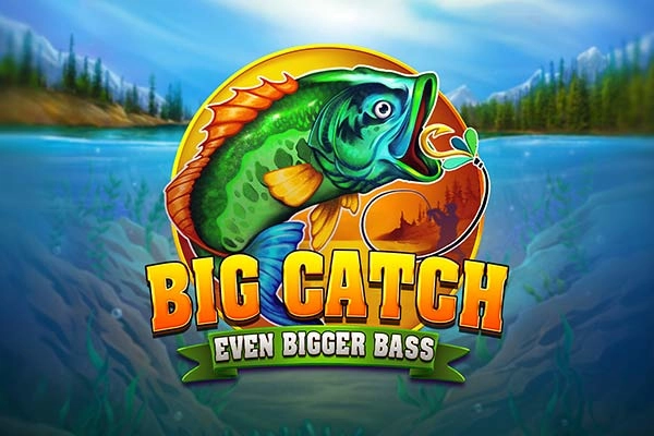 Big Catch Even Bigger Bass by Blueprint Gaming slot logo