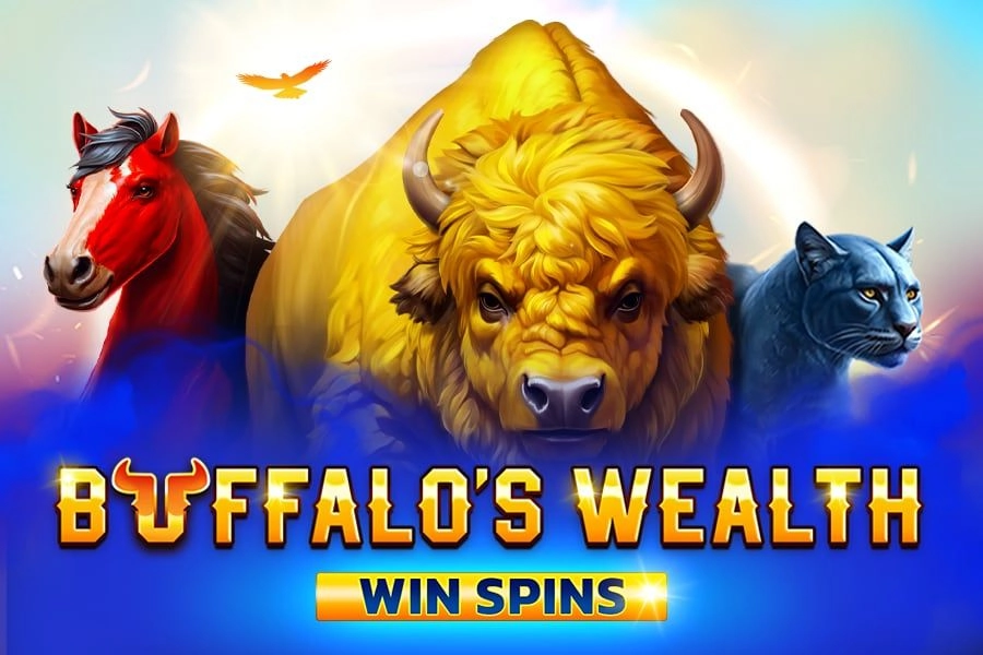 Buffalo’s Wealth Win Spins by 1Spin4Win slot logo