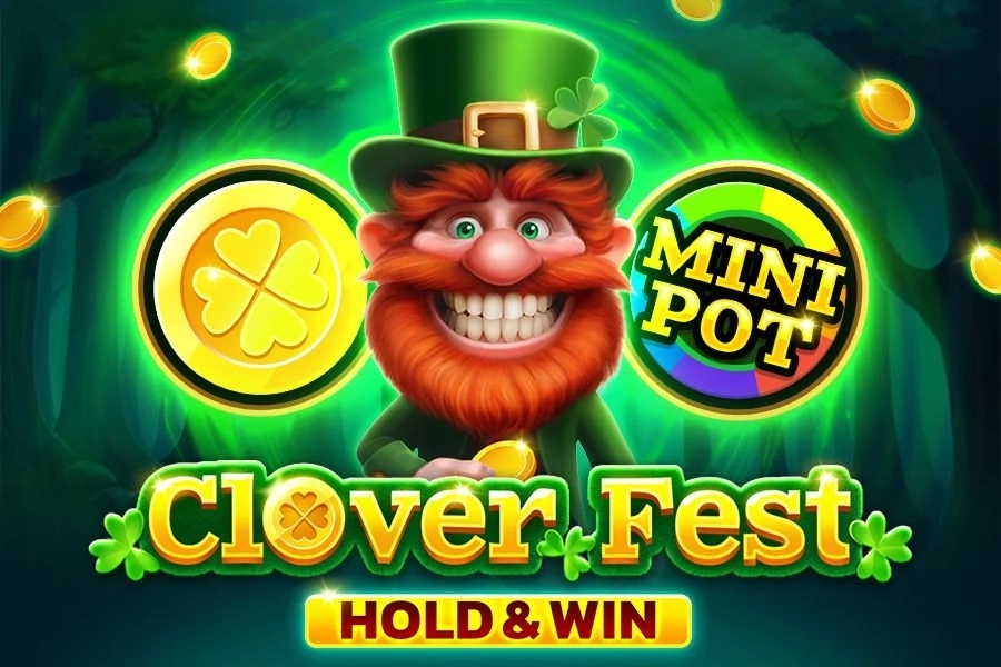 Clover Fest Hold & Win by 1Spin4Win slot logo