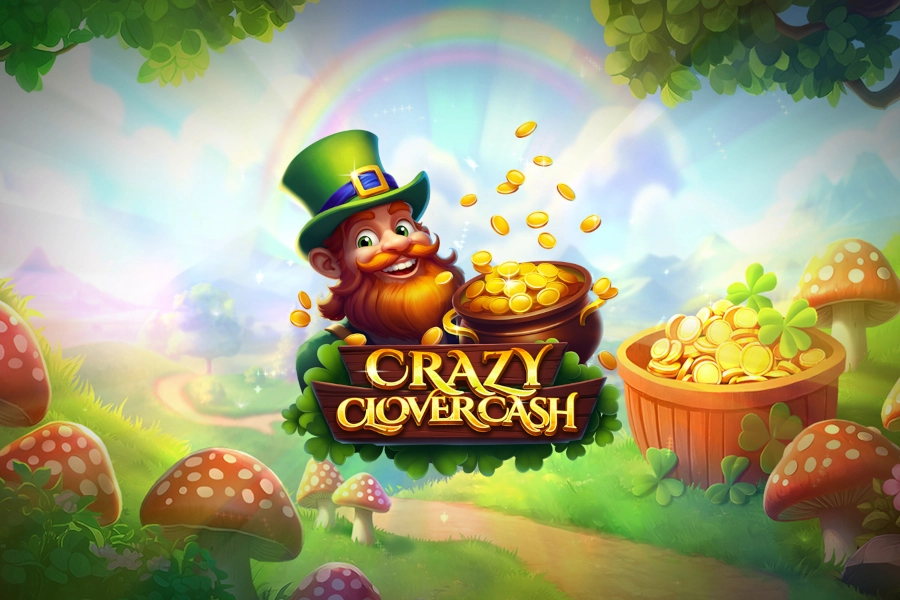 Crazy Clover Cash by Rival slot logo