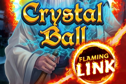 Crystal Ball Flaming Link by Gamomat slot logo