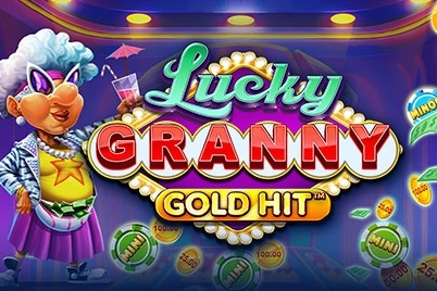 Gold Hit: Lucky Granny by Playtech slot logo