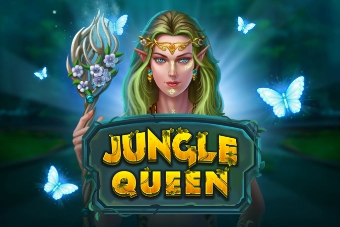 Jungle Queen by BGaming slot logo