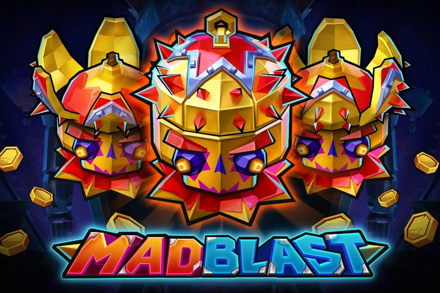 Mad Blast by Push Gaming slot logo