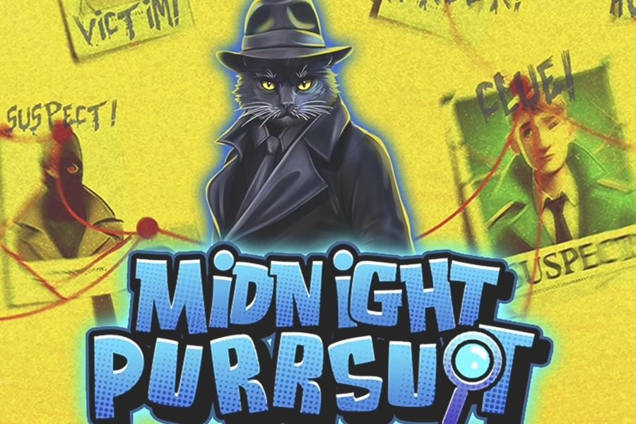 Midnight Purrsuit by Atomic City slot logo