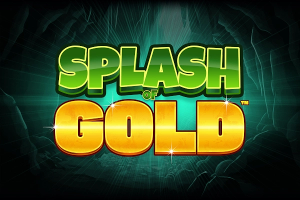 Splash of Gold by Wishbone slot logo