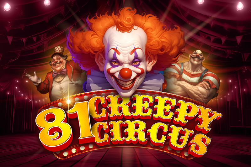 81 Creepy Circus by Tom Horn Gaming slot logo