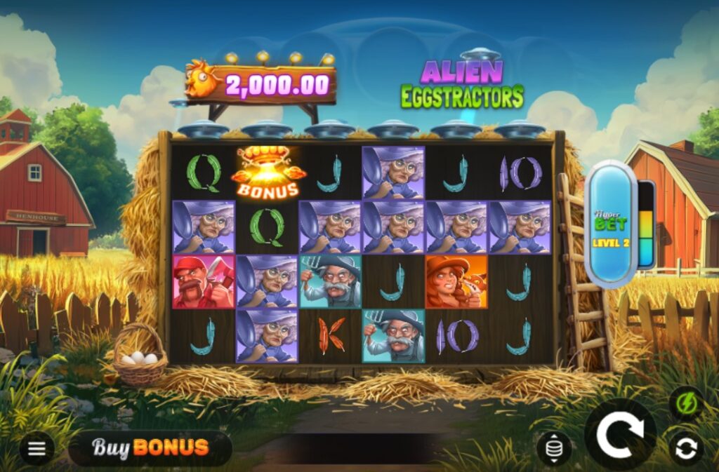 Alien Eggstractors by Kalamba Games slot gameplay