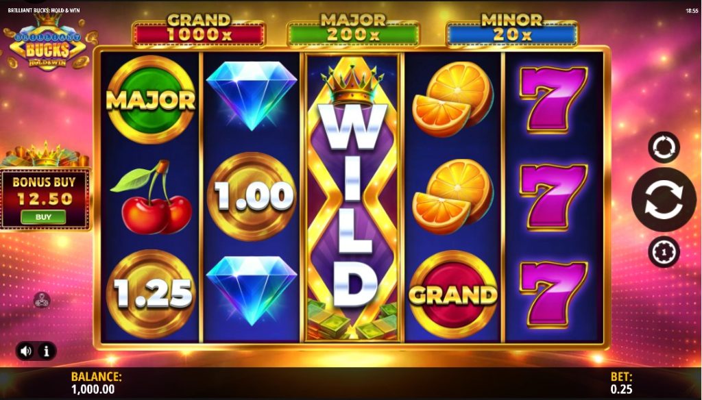 Brilliant Bucks Hold & Win by IGT slot gameplay