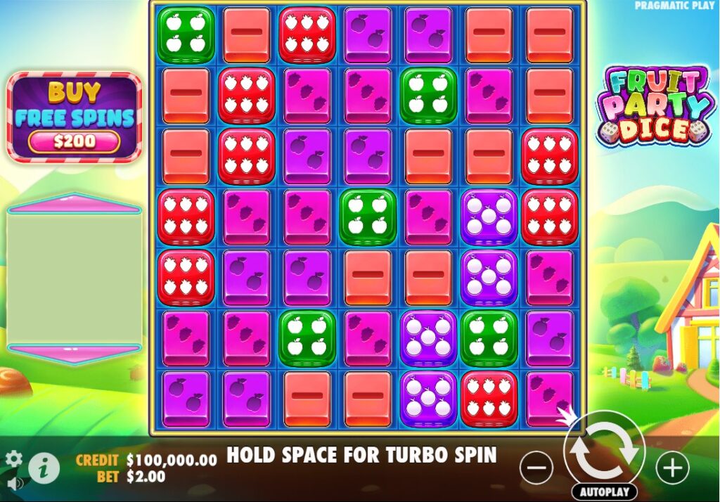 Fruit Party Dice by Pragmatic Play slot gameplay