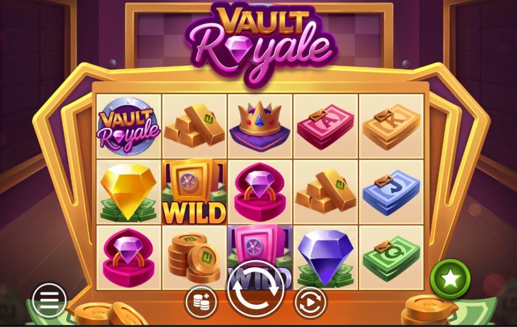 Vault Royale by ESA Gaming slot gameplay screen