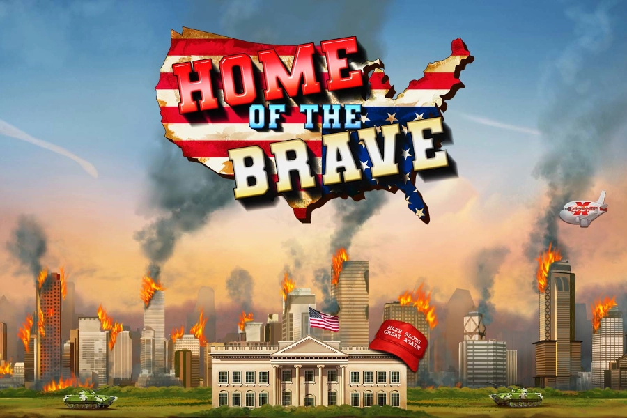 Home of the Brave by NoLimit City slot logo