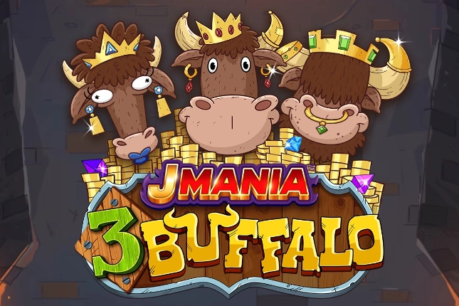 J Mania 3 Buffalo by RubyPlay slot logo