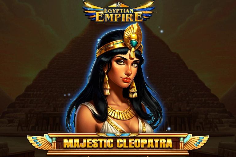 Majestic Cleopatra by Spinomenal slot logo