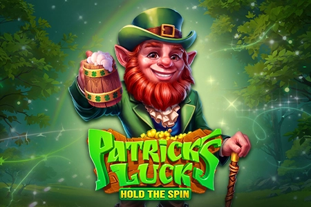 Patrick’s Luck: Hold The Spin by Gamzix slot logo