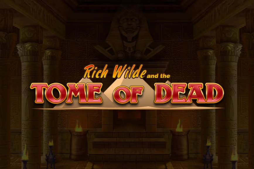 Rich Wilde and the Tome of Dead by Play'n GO slot logo