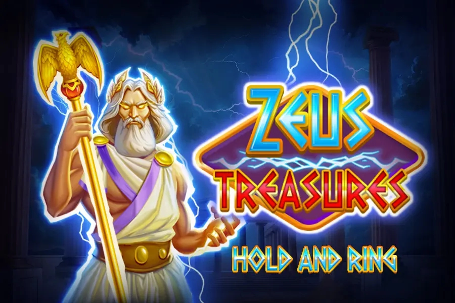 Zeus Treasures by Zillion Games slot logo